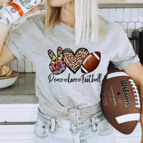 Peace Love Football - DTF