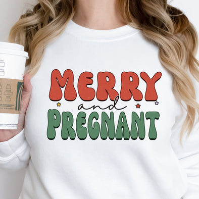 Merry and Pregnant - DTF Transfer