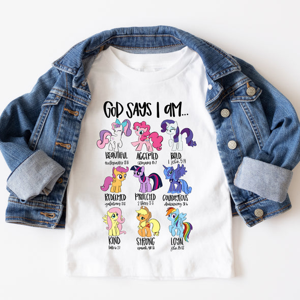 God Says Pony  - DTF Transfer