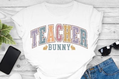 Teacher Bunny Retro - DTF