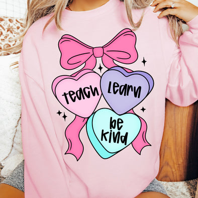 Teacher Conversation Hearts - DTF Transfer