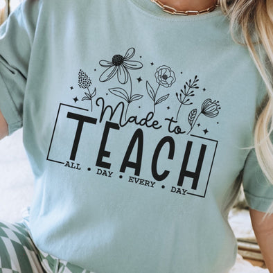 Made to Teach -  Screen Print Transfer