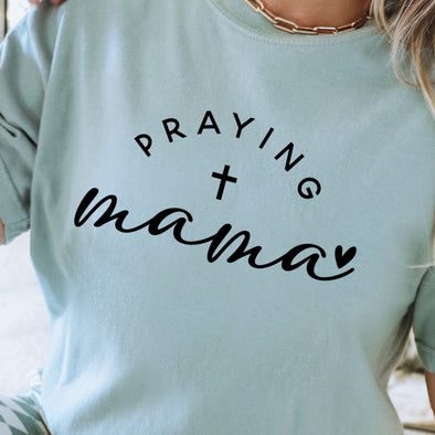 Praying Mama -  Screen Print Transfer