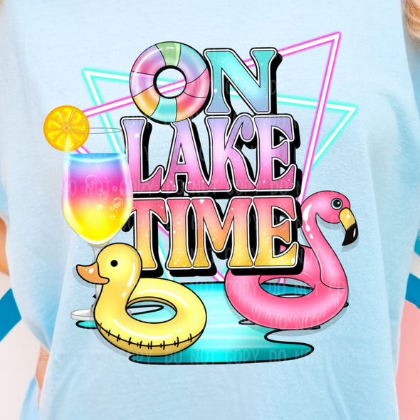 On Lake Time - DTF