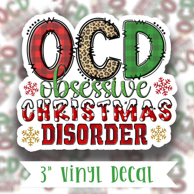 V16 OCD Pack of 4 - Vinyl Sticker Decal