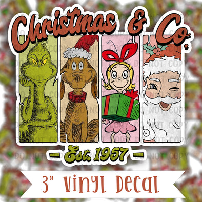 V18 Christmas & Co - Vinyl Sticker Decal