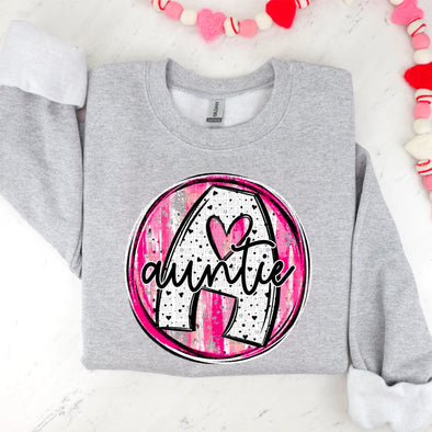 Auntie Valentine Circle  - DTF