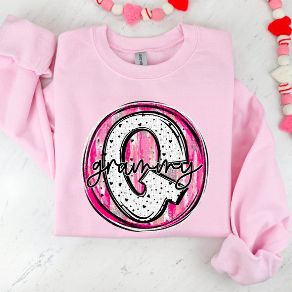 Grammy Valentine Circle  - DTF