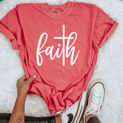 Faith WHITE INK PREORDER - Screen Print Transfer