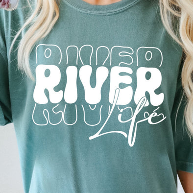River Life -  Screen Print Transfer