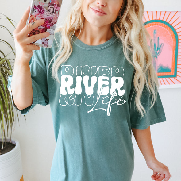 River Life -  Screen Print Transfer
