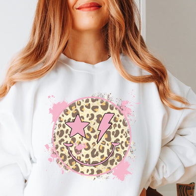 Retro Grunge Smiley Face - DTF