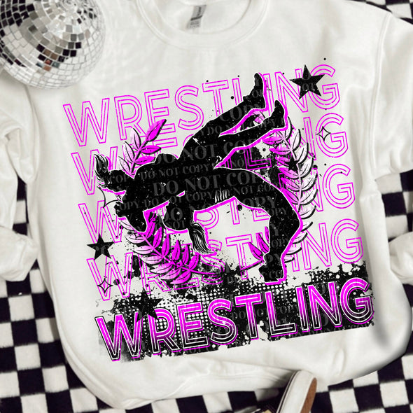 Wrestling Girl - DTF Transfer