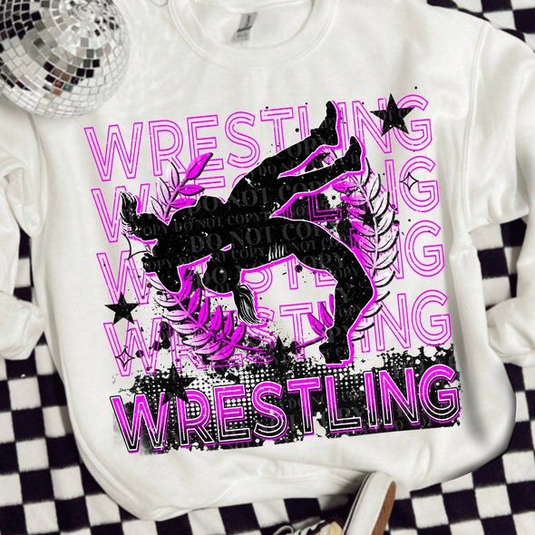 Wrestling Girl - DTF Transfer