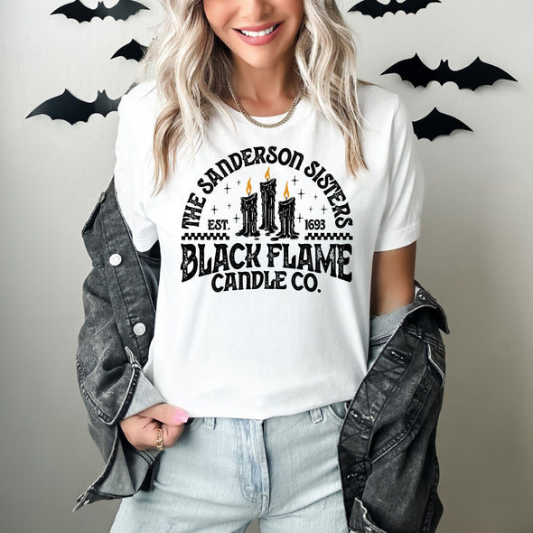Black Flame Candle - DTF Transfer