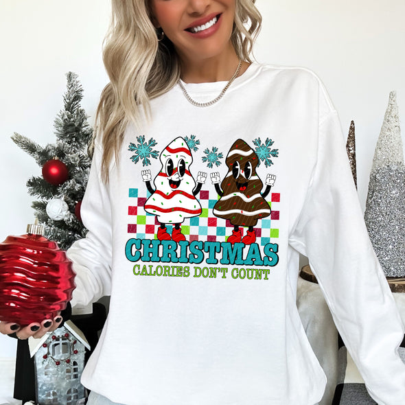 Christmas calories don't count  - DTF Transfer