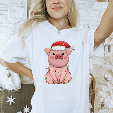 Christmas Baby Pig - DTF