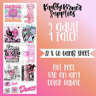 Dance GANG SHEET - DTF Transfer