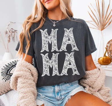 Mama Floral White - DTF