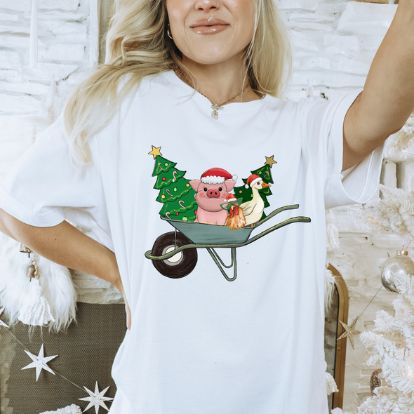 Farm Animal Christmas -  DTF