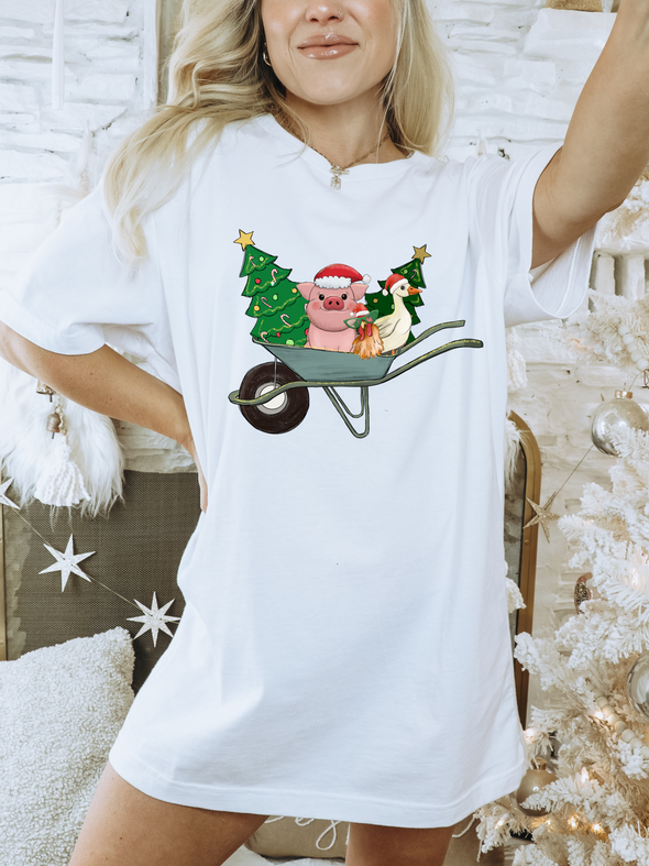 Farm Animal Christmas -  DTF