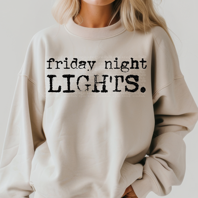 Friday Night Lights Typography   - DTF