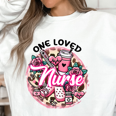 One Loved Nurse Valentine's Day - DTF