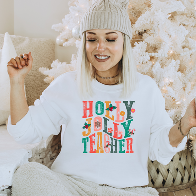 Holly Jolly Teacher - DTF