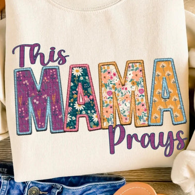 This Mama Prays - DTF Transfer