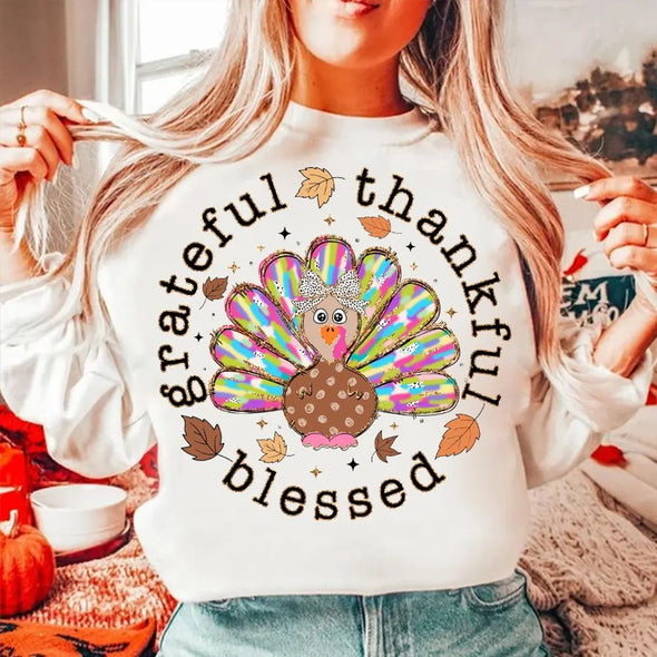 Colorful Coquette Turkey - DTF