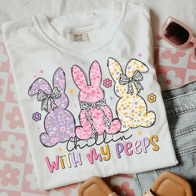 Chillin with my Peeps  - DTF