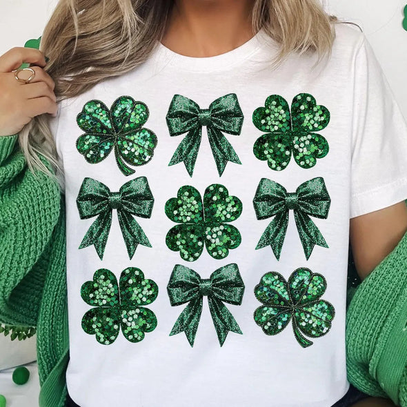 Faux Sequins St. Patrick's Day - DTF