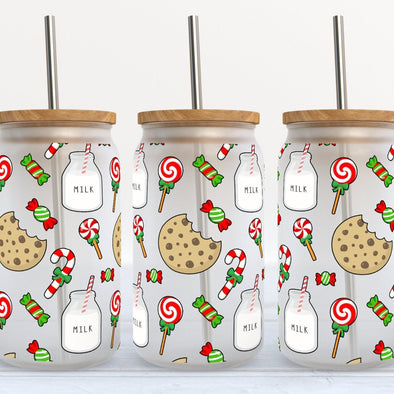 Milk And Cookies - 16oz UV DTF CUP WRAP