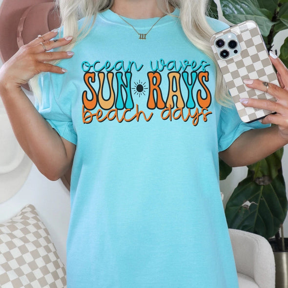 Ocean Waves - DTF Transfer