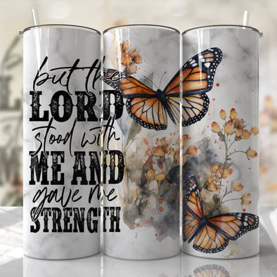 But The Lord - 20 oz Skinny Tumbler Sublimation Transfers