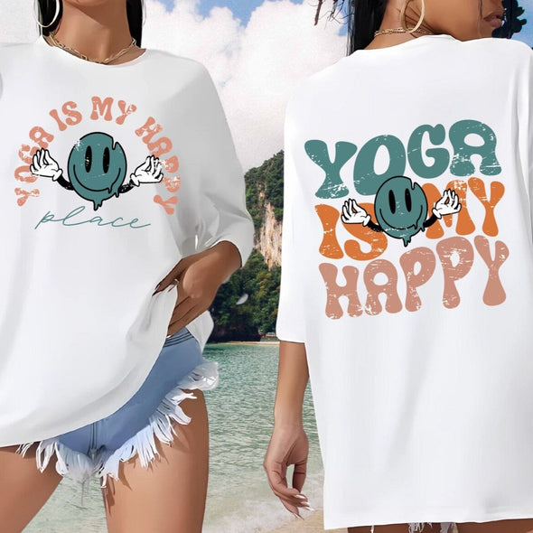 Yoga Is My Happy Place- DTF