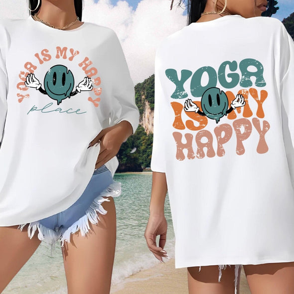 Yoga Is My Happy Place- DTF
