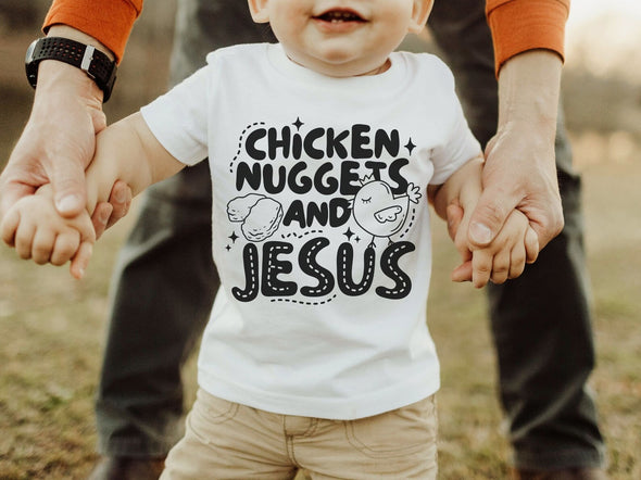 Chicken Nuggets and Jesus - DTF Transfer
