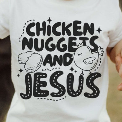 Chicken Nuggets and Jesus - DTF Transfer