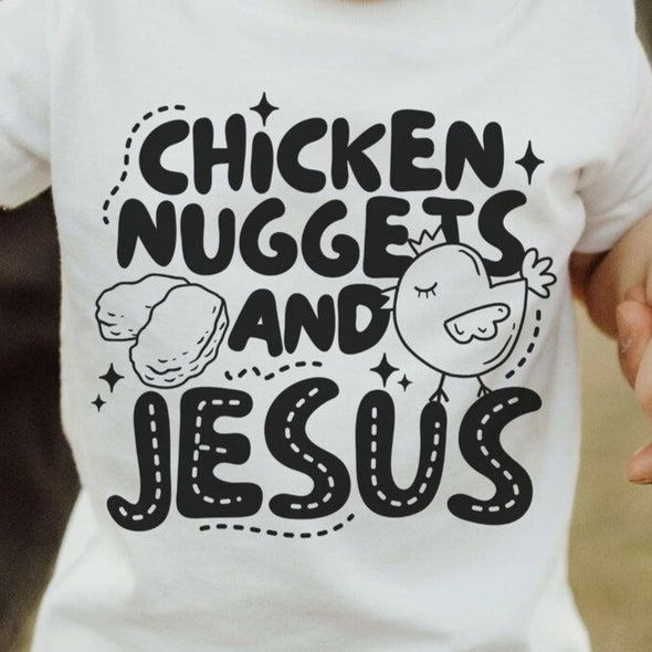 Chicken Nuggets and Jesus - DTF Transfer