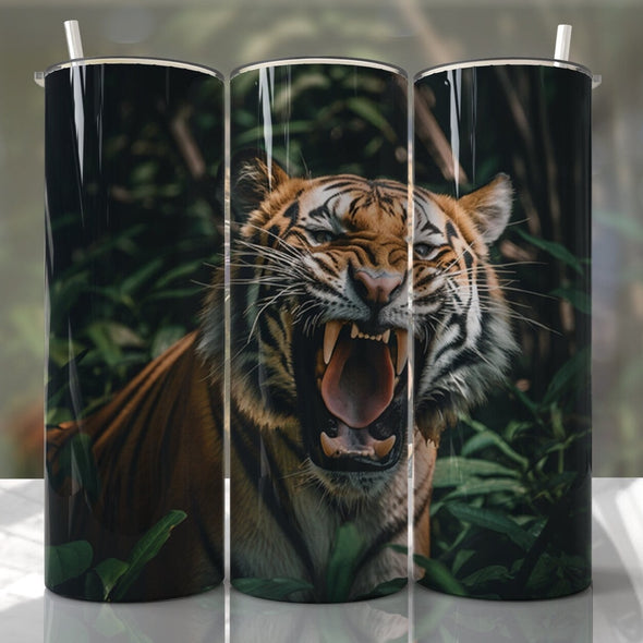 Tiger - 20 oz Skinny Tumbler Sublimation Transfers