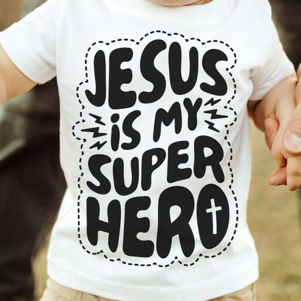 Jesus is My Superhero  - DTF Transfer