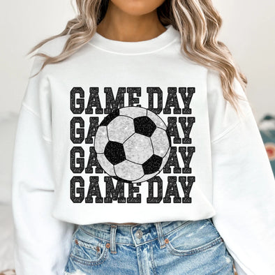 Sparkly Soccer  - DTF