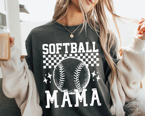 Softball Mama -  Screen Print Transfer