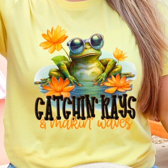 Chilling Frog - DTF Transfer