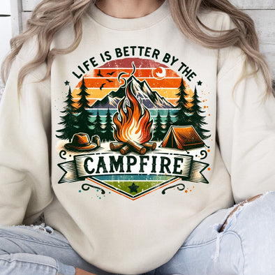 Life Is Better By The Campfire - DTF