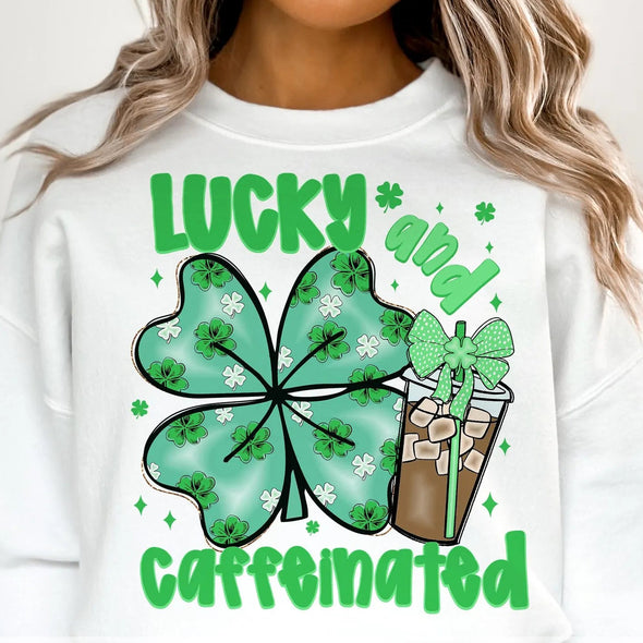 Lucky & Caffeinated - DTF