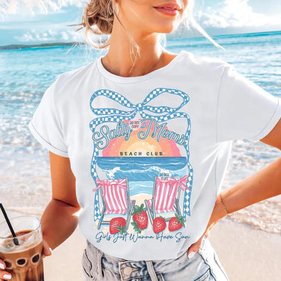 Salty Moms Beach Club  - DTF Transfer