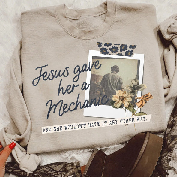 Jesus Gave Her A Mechanic - DTF Transfer