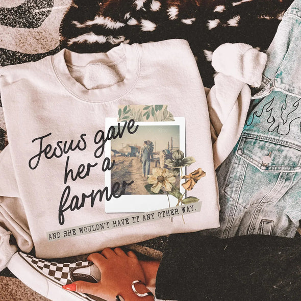 Jesus Gave Her A Farmer - DTF Transfer